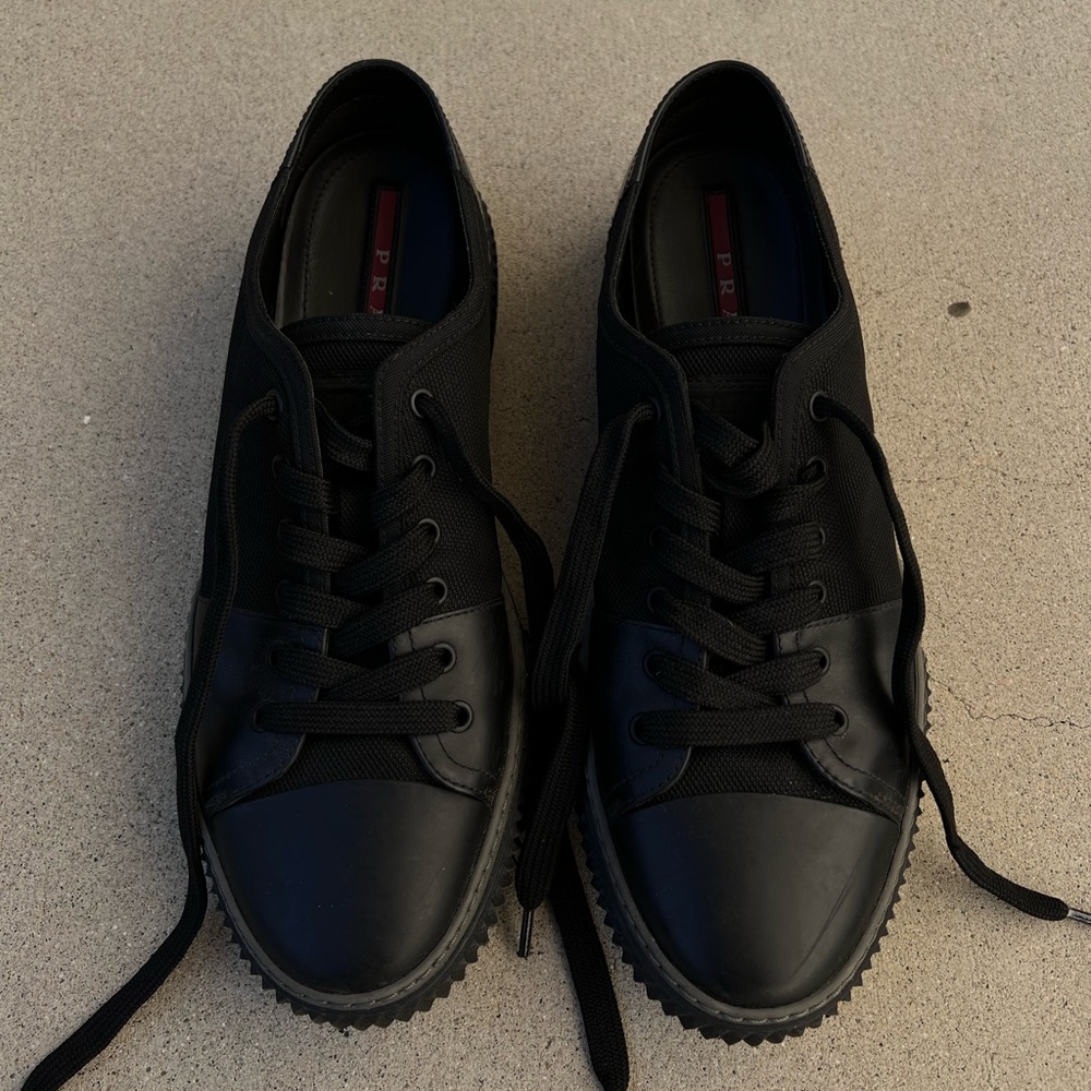 Prada Men’s Converse style Sneaker, US MENS 11.5